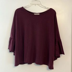 Maroon Cropped Blouse